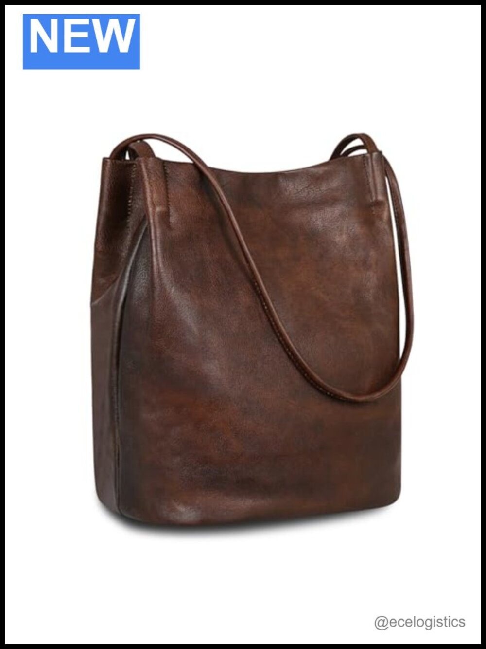 Genuine Leather Handbags for Women Medium Satchel Purse Shoulder Bag Set of 2